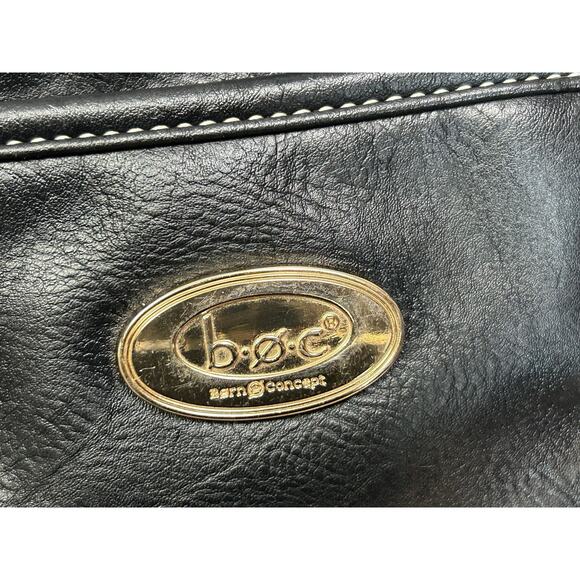 BOC Born Concepts Adjustable Crossbody Purse Black Faux Leather Zip Closure - Picture 2 of 16
